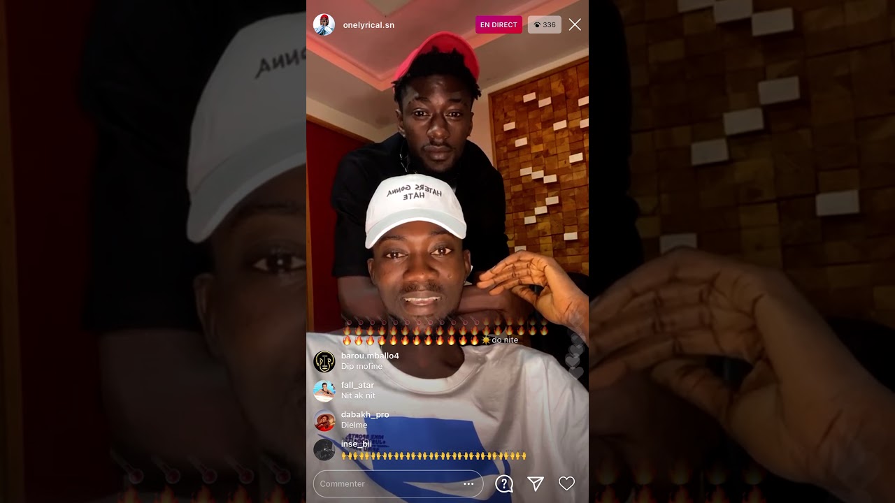 One lyrical en livesur Instagram avec ashs the best et k.o priip dip semaine Insta...! Abonnez vous