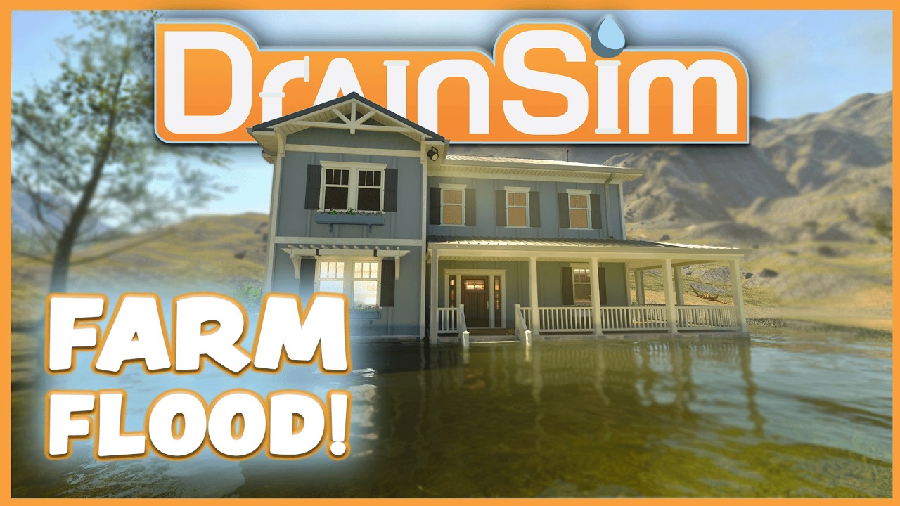 Самое сильное наводнение, с которым я когда-либо сталкивался в DrainSim!