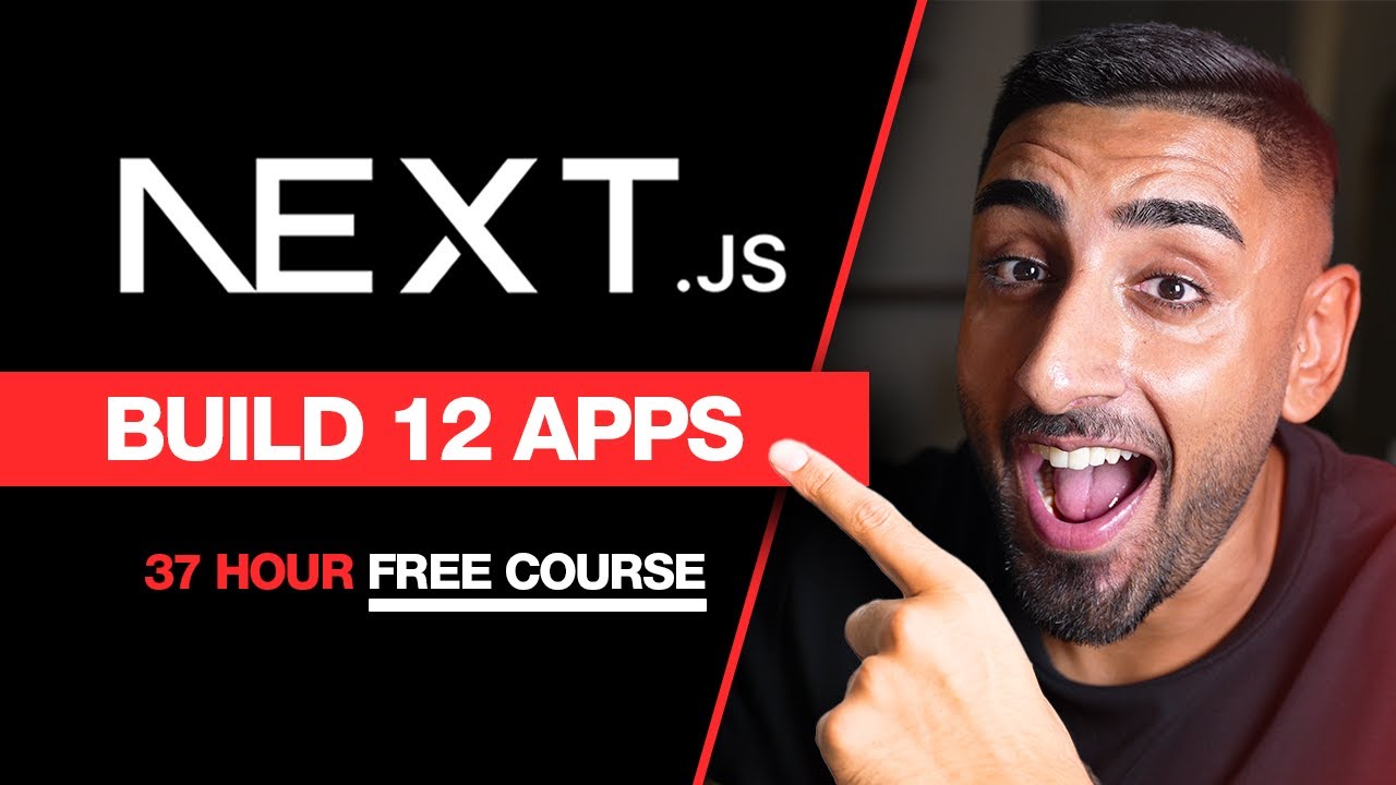 Next.js 15 Full-Stack Course For Beginners (12 Apps in 37 Hours | 2025)