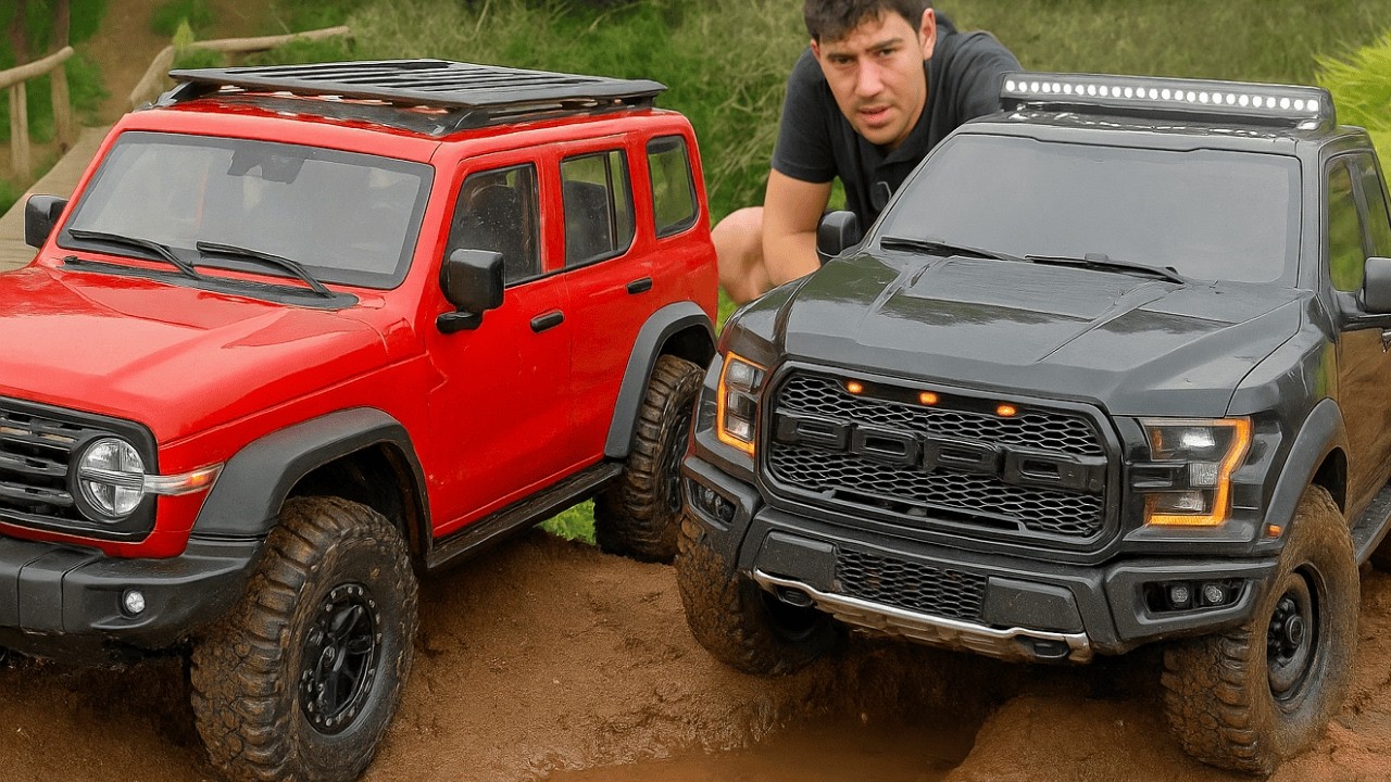 The Traction Hobbies RC Tank 300 & F150 Raptor are INSANELY off road Capable!