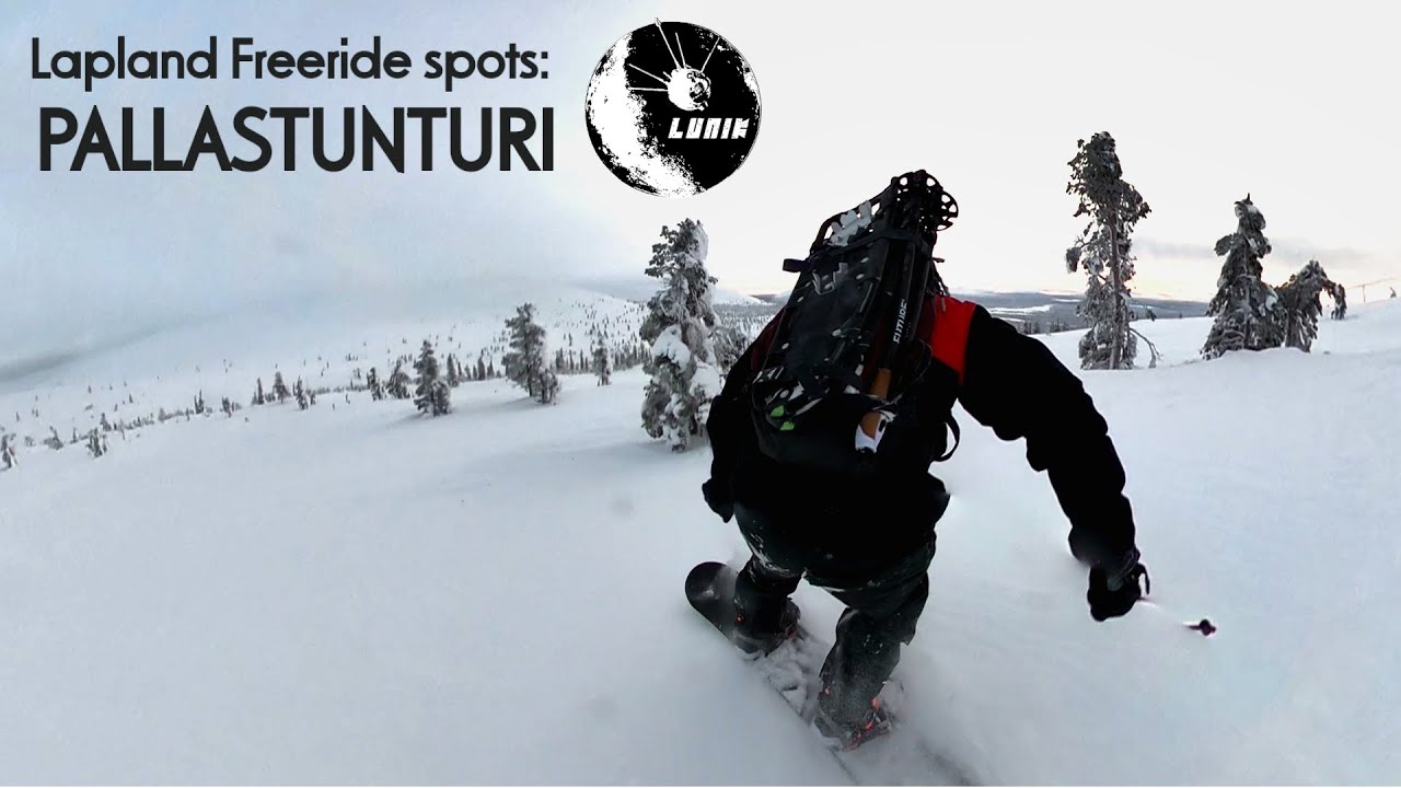 Spots to Freeride in Finnish Lapland: Pallastunturi