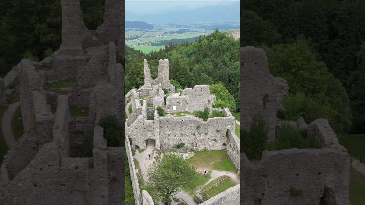 Twin Castles of Bavaria &ndash; Touring the Fortified Ruin of Hohenfreyberg Castle #castleruins #castle