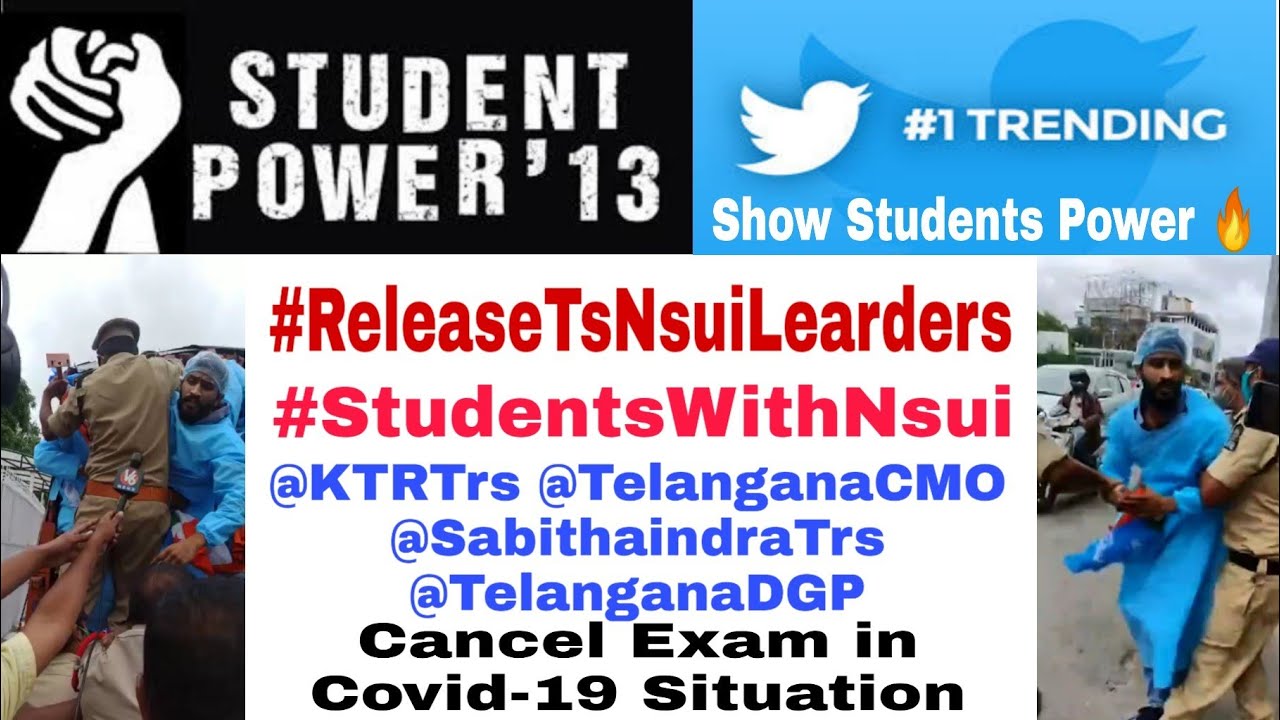 Twitter Trending | #ReleaseTsNsuiLeaders | We Want Justice | Cancel Exams | Save Students from Covid
