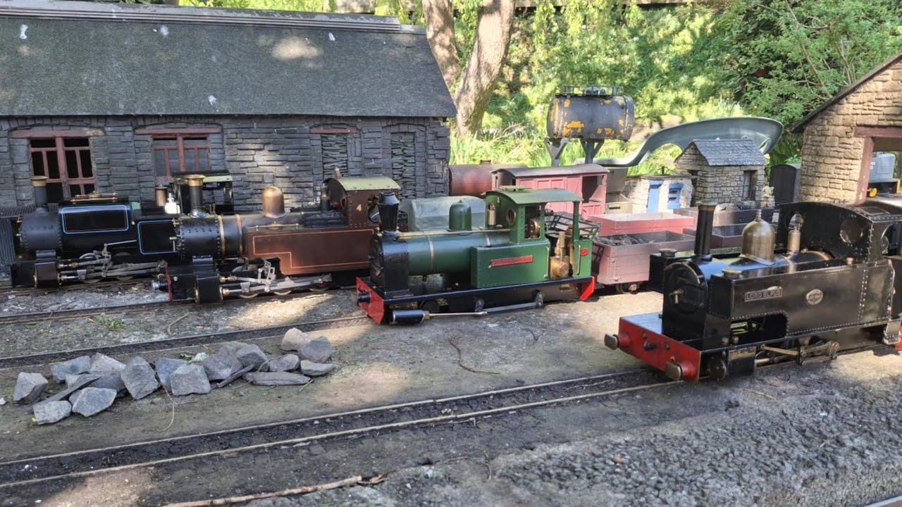 LLechfan Garden Railway 6/4/25      a 16mm scale sm32 live steam garden railway