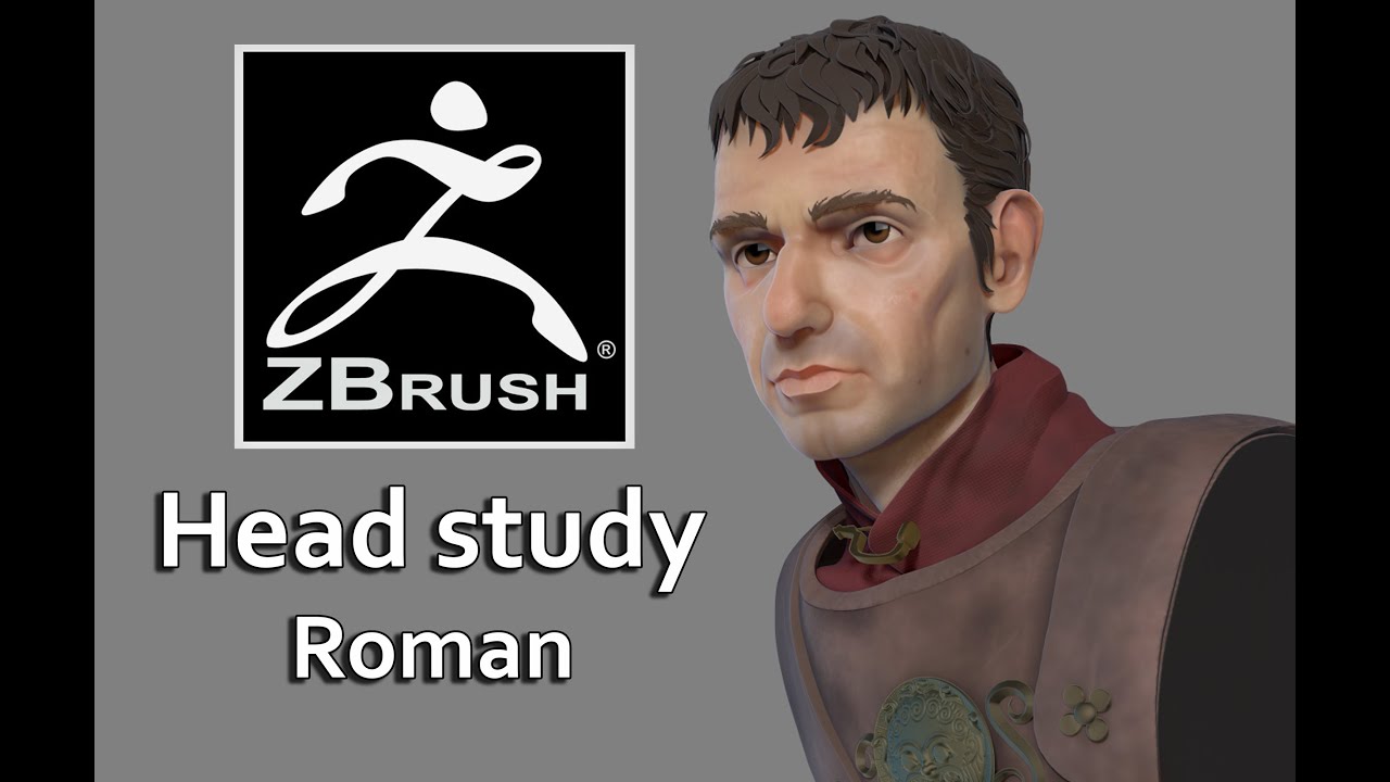 Zbrush Time-lapse Roman man
