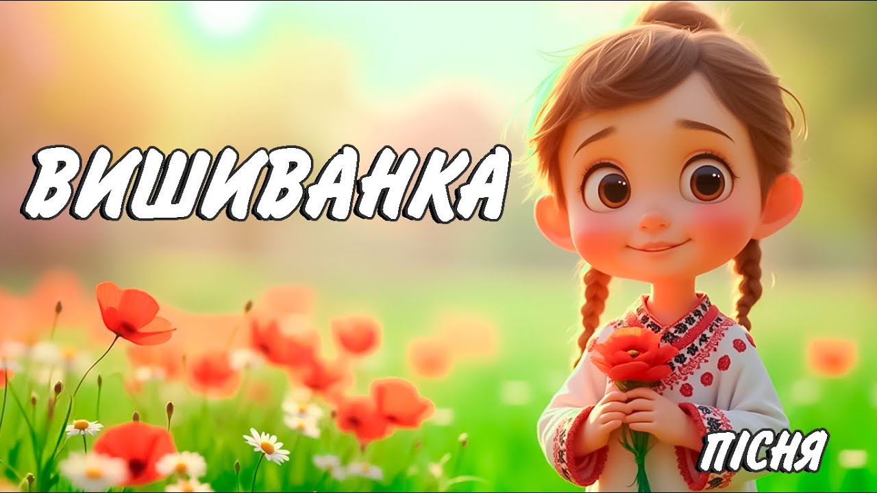 ВИШИВАНКА . Дитяча пісня українською. Сучасні дитячі пісні 2025. Сучасна Руханка для дітей. Пісня