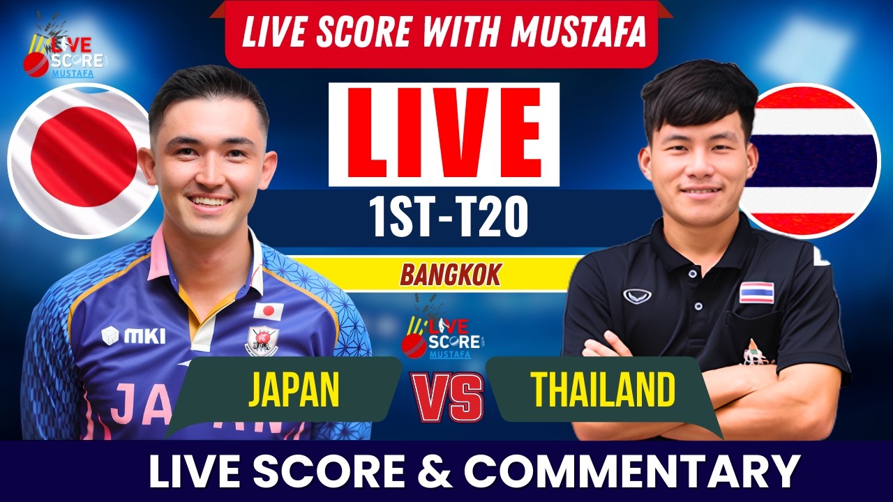 JAPAN vs THAILAND 1st T20 | Live Jpn vs Thai Match | Live Score & Commentary