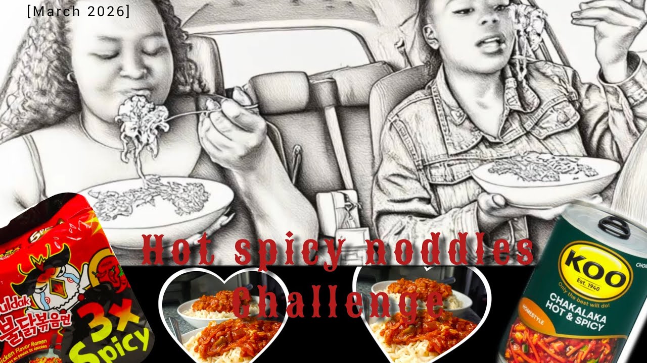 @zandiieblaq HotSpicyNoddlesChallenge|ChildhoodFriend|Reactions|R150Reward.💸