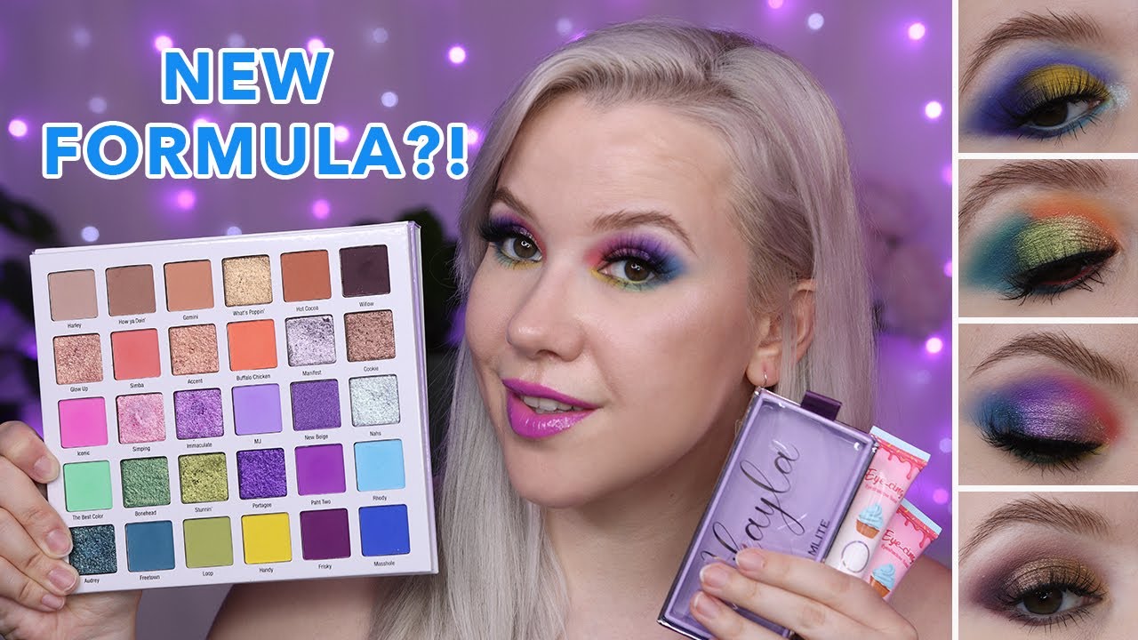 Glamlite x Mikayla Palette | Swatches, 4 Looks + Thoughts
