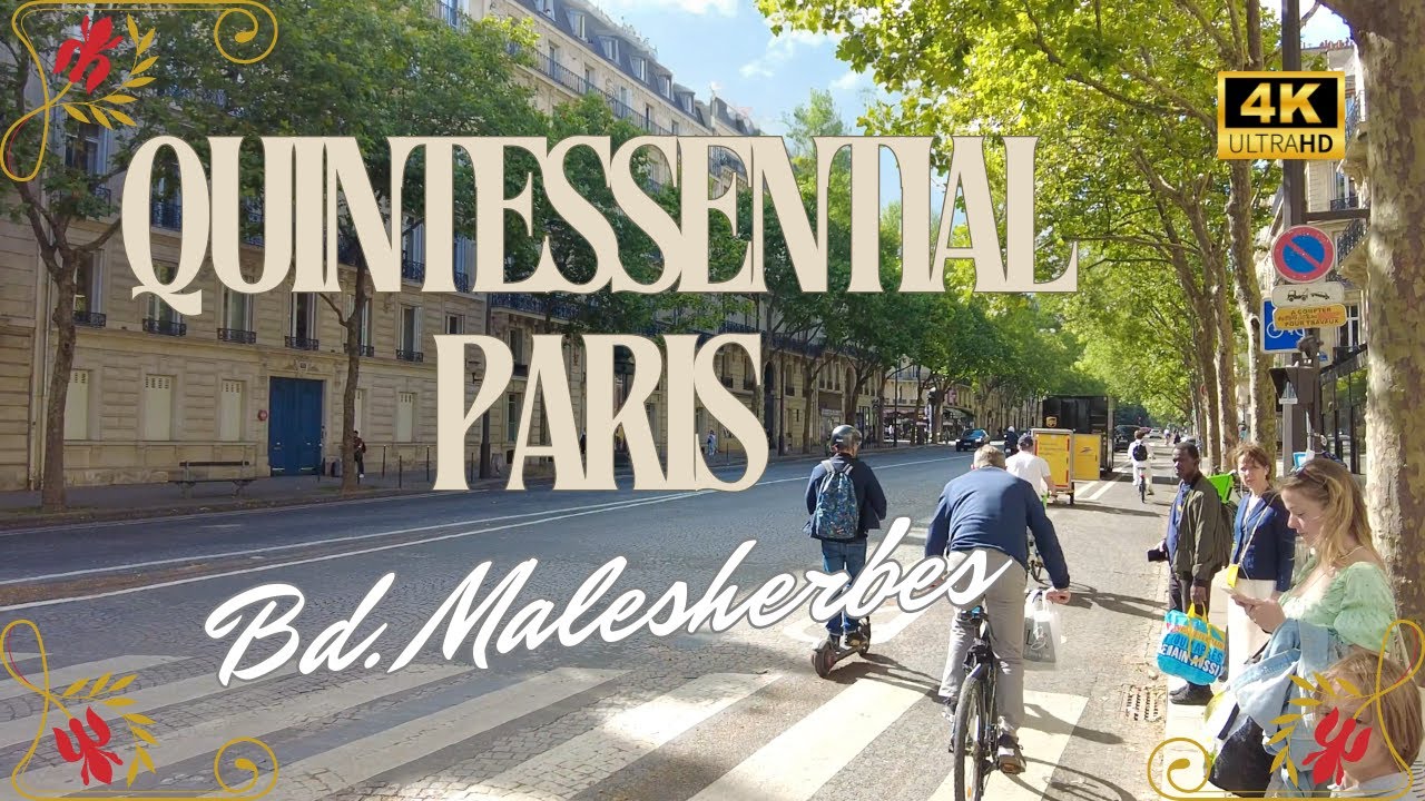 [4K] Paris Boulevard Malesherbes: Walk the Most Elegant Avenue in Paris 🇫🇷✨ Hidden Gem!
