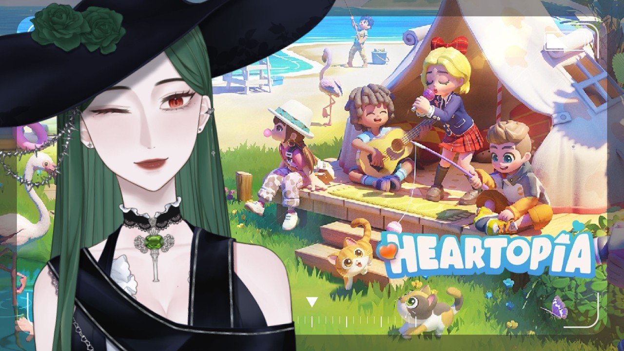 【心動小鎮】終於可以聚會啦！真的心動！  #初見歡迎 #心動小鎮 #heartopia