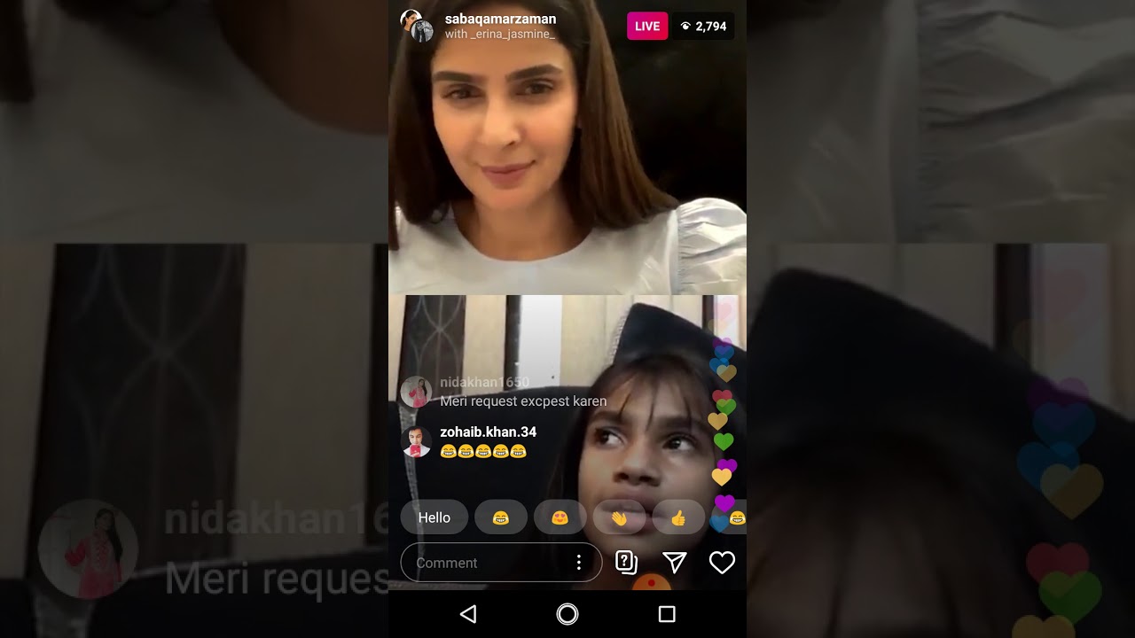 Saba Qamar live with her crazy fan