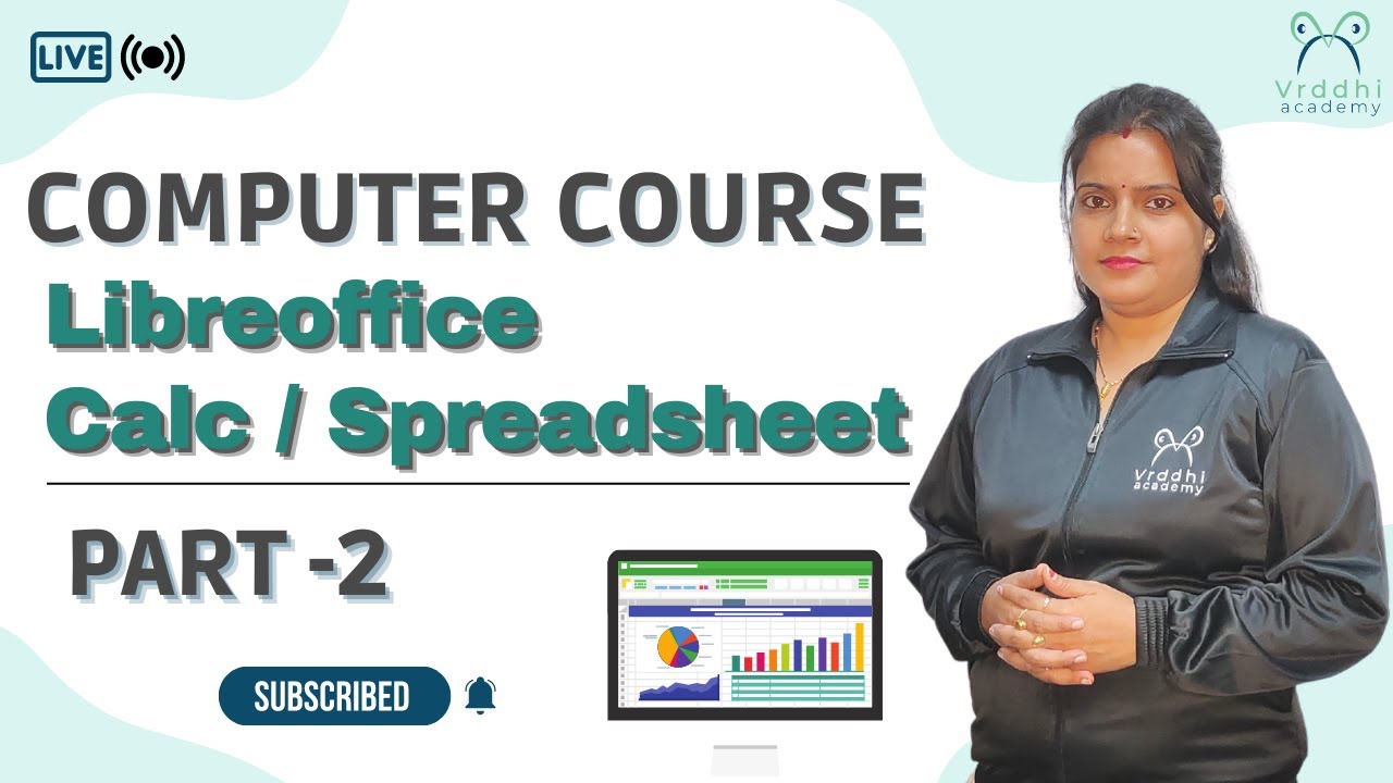Libreoffice Calc | elements of spreadsheet| manipulation of cells in Spreadsheet | #ccc