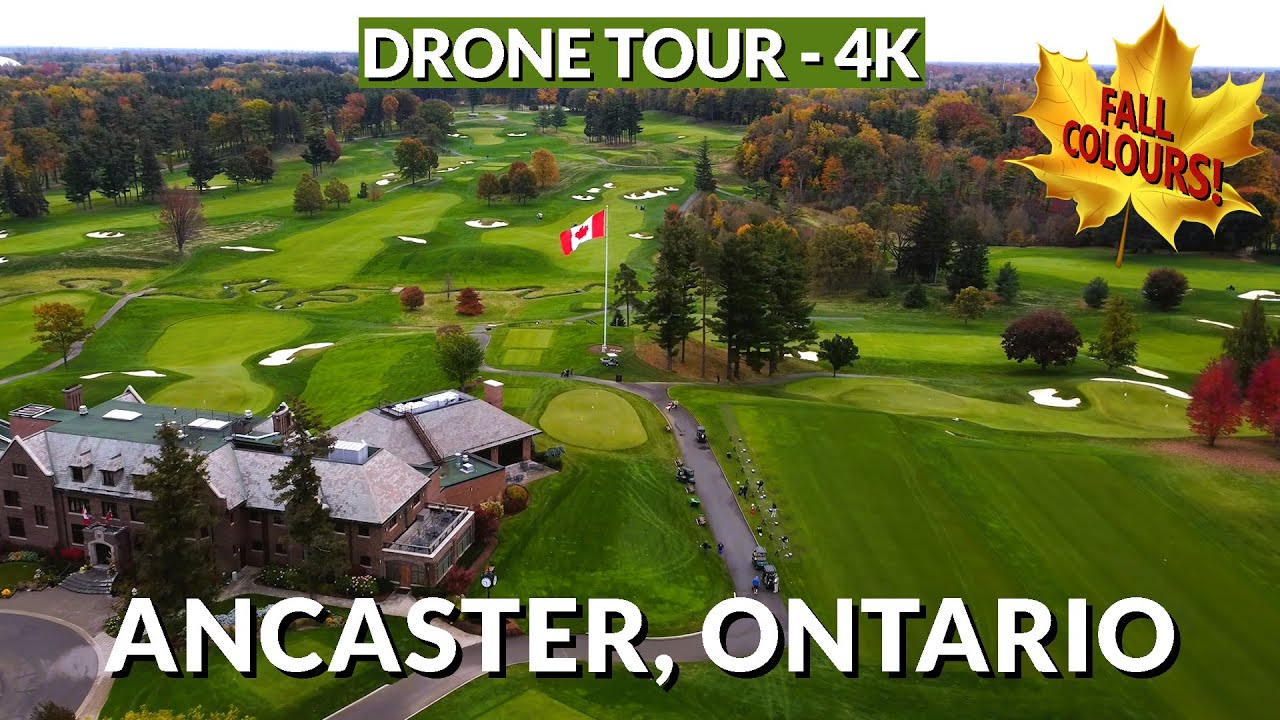 Drone Footage of Ancaster, Ontario - Fall Colours from Above