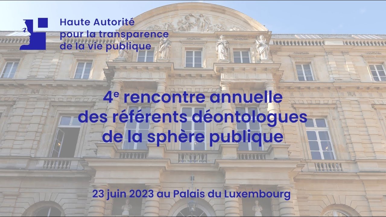 4e rencontre annuelle des référents déontologues de la sphère publique