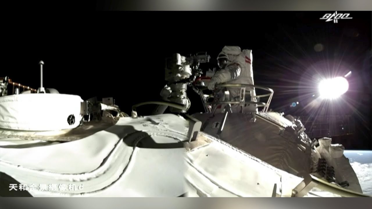 Taikonauts conduct first spacewalk from China's space station