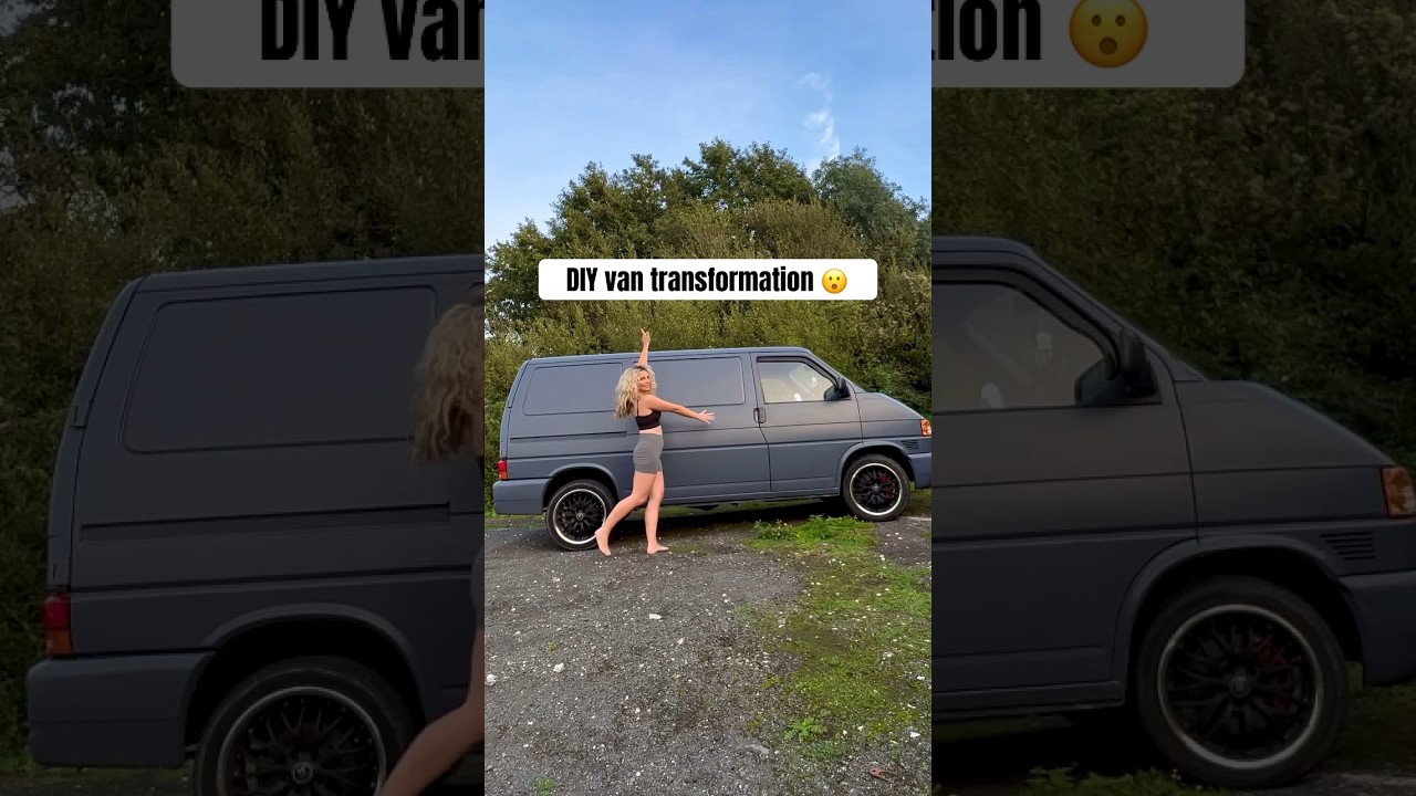 Roller Painting My Van! DIY Van Painting! #vanlife #solofemalevanlife #vanbuild #painting #diy