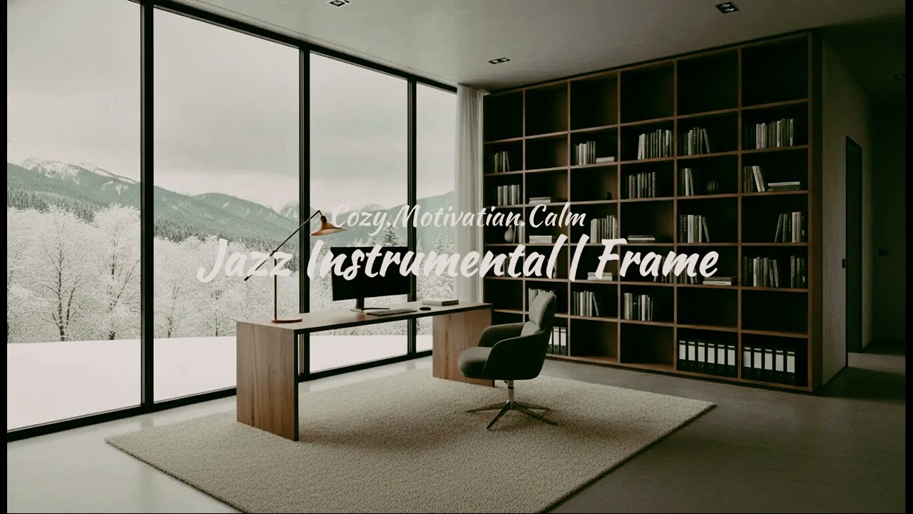 [playlist] Studying with a Serene Snowy View | Beautiful Jazz Tones