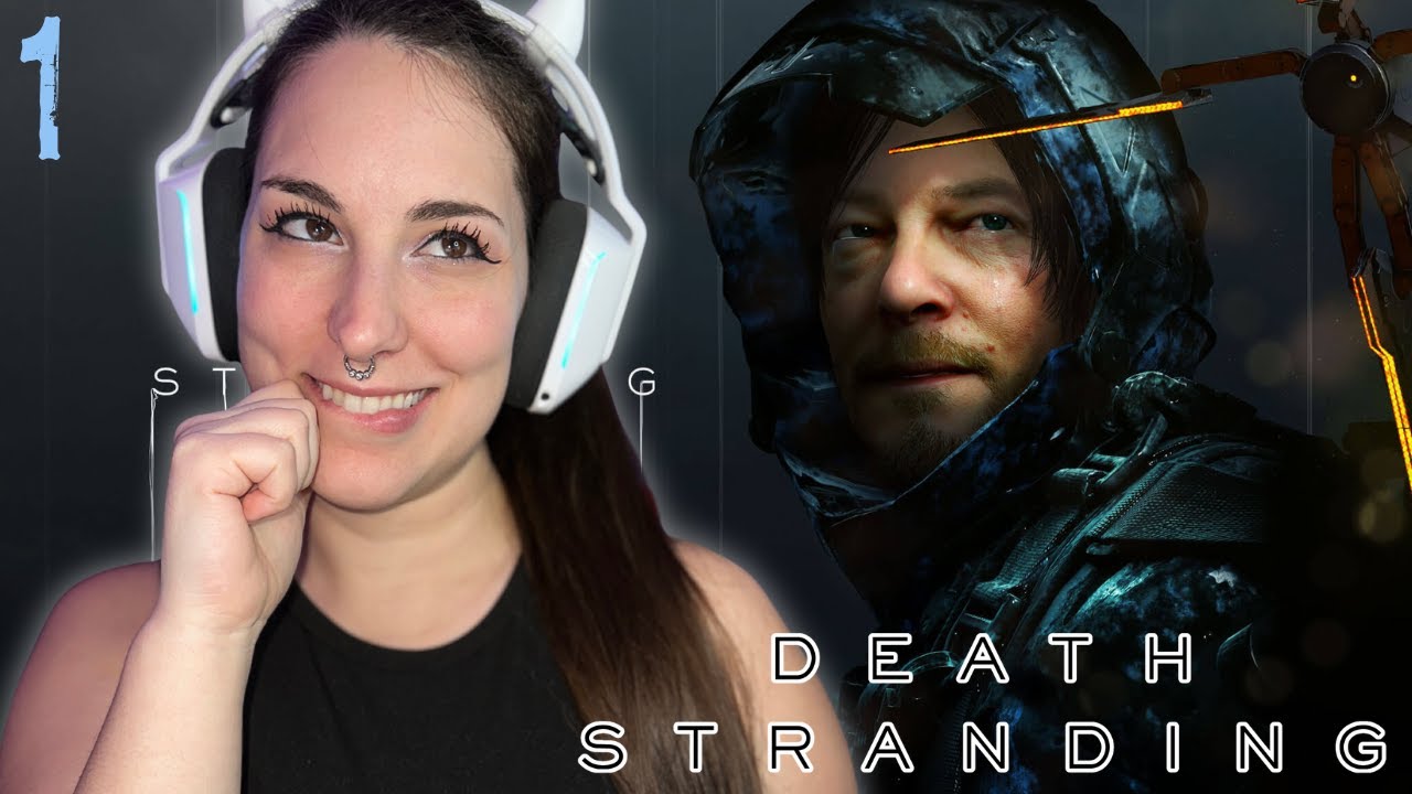 ITS NORMAN REEDUS!? // starting my FIRST playthrough of Death Stranding! 🤍 pt.1