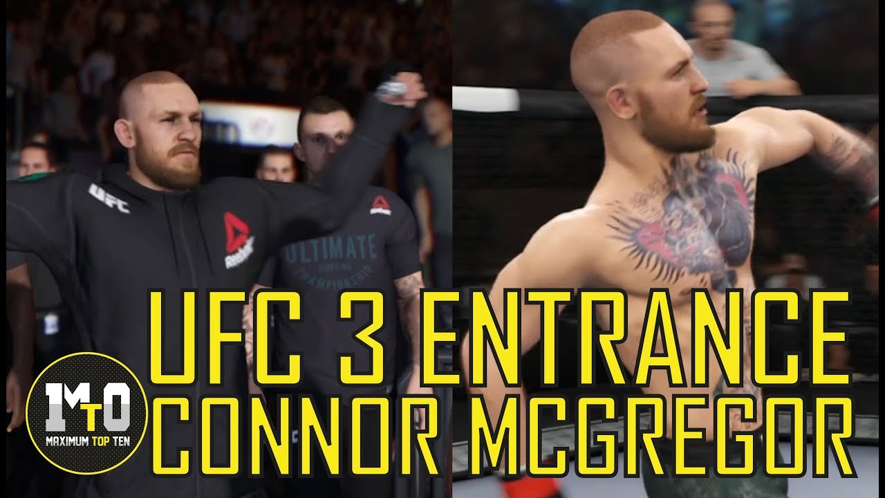UFC 3 BETA - CONNOR MCGREGOR ENTRANCE (WALK IN AND MUSIC FIRST LOOK)