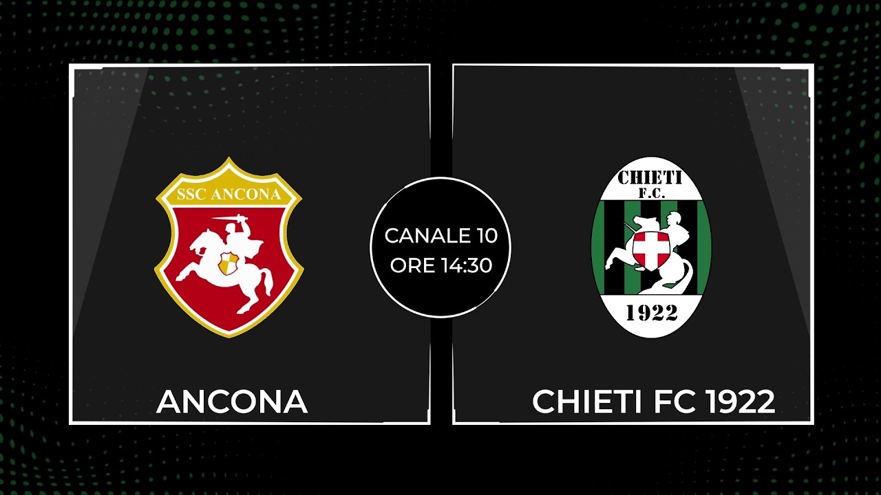 Ancona - Chieti IN DIRETTA E IN CHIARO SU RETE8 - Domenica 15 Febbraio dalle ore 14:30 (Promo Tv)