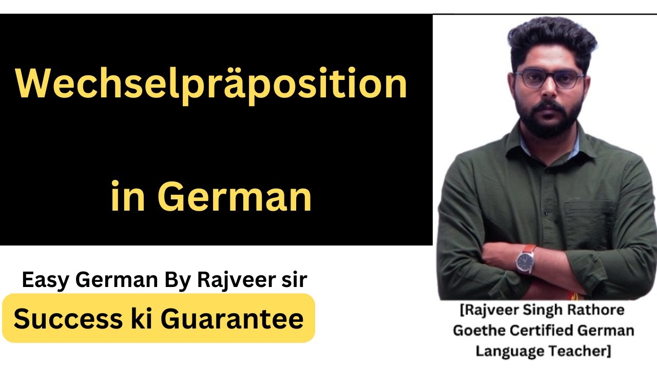 Wechselpräposition in German | Two way prepositions in German