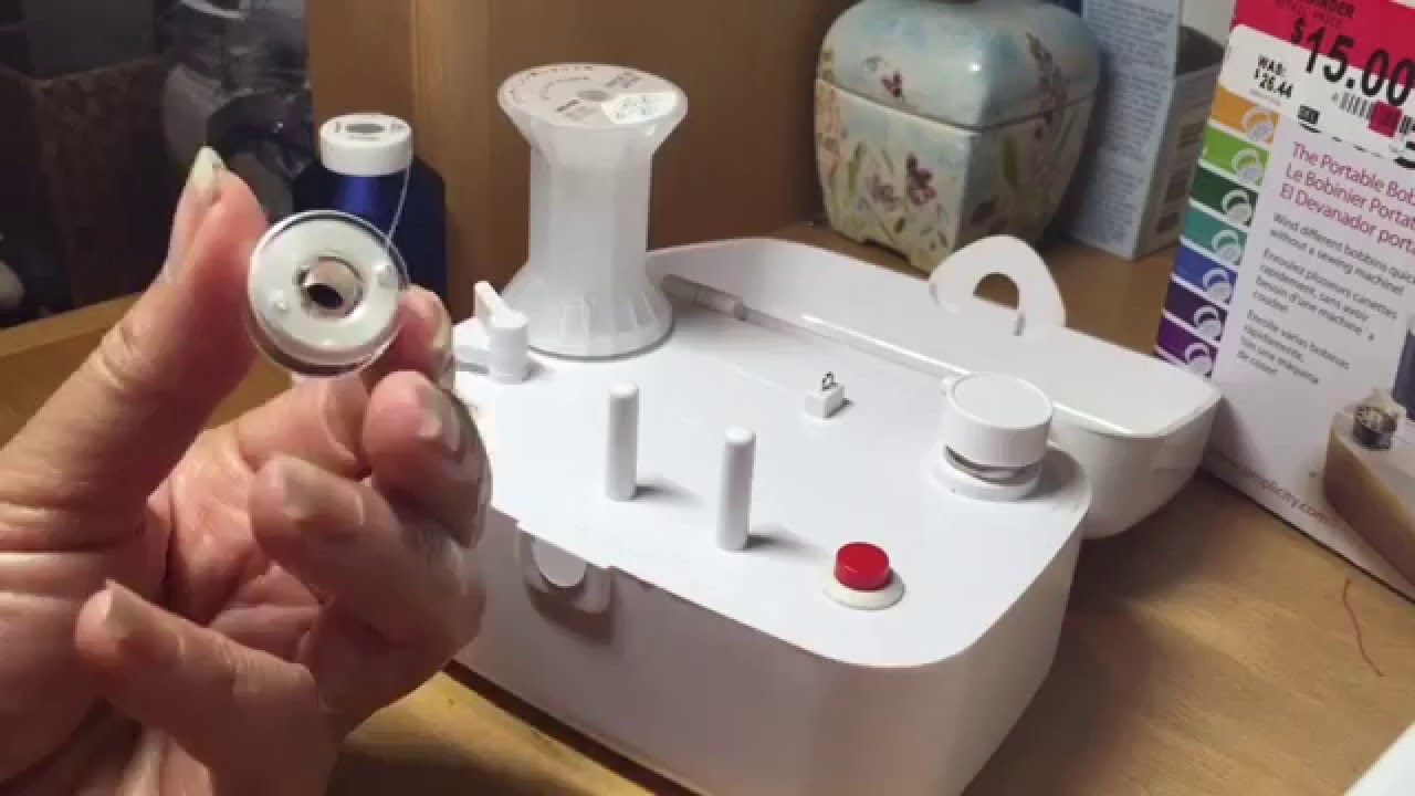 Simplicity Sidewider Bobbin Winder - How to Use