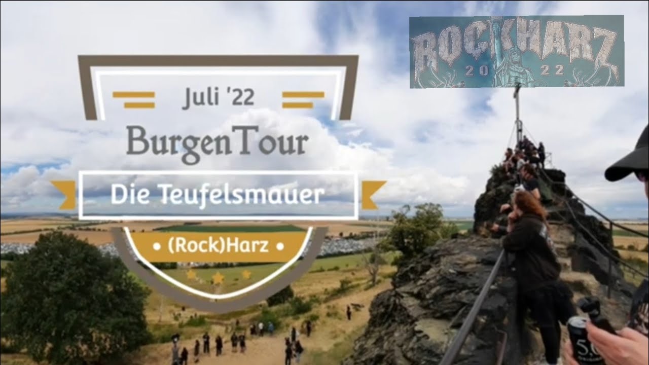 BurgenTour 8 | Die Teufelsmauer | (Rock)Harz | Sightseeing vs Heavy Metal 🤘