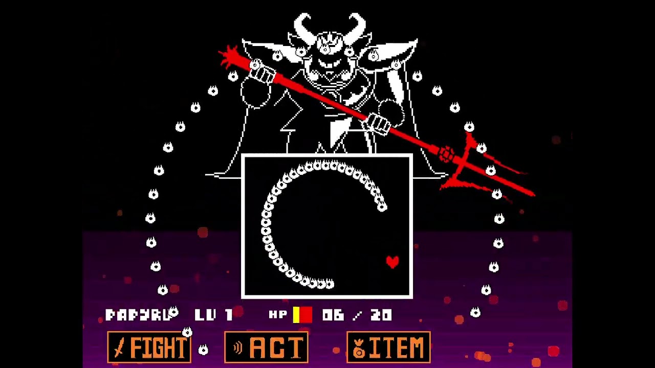 Undertale Ending Where Flowey Doesn't Kill Asgore.