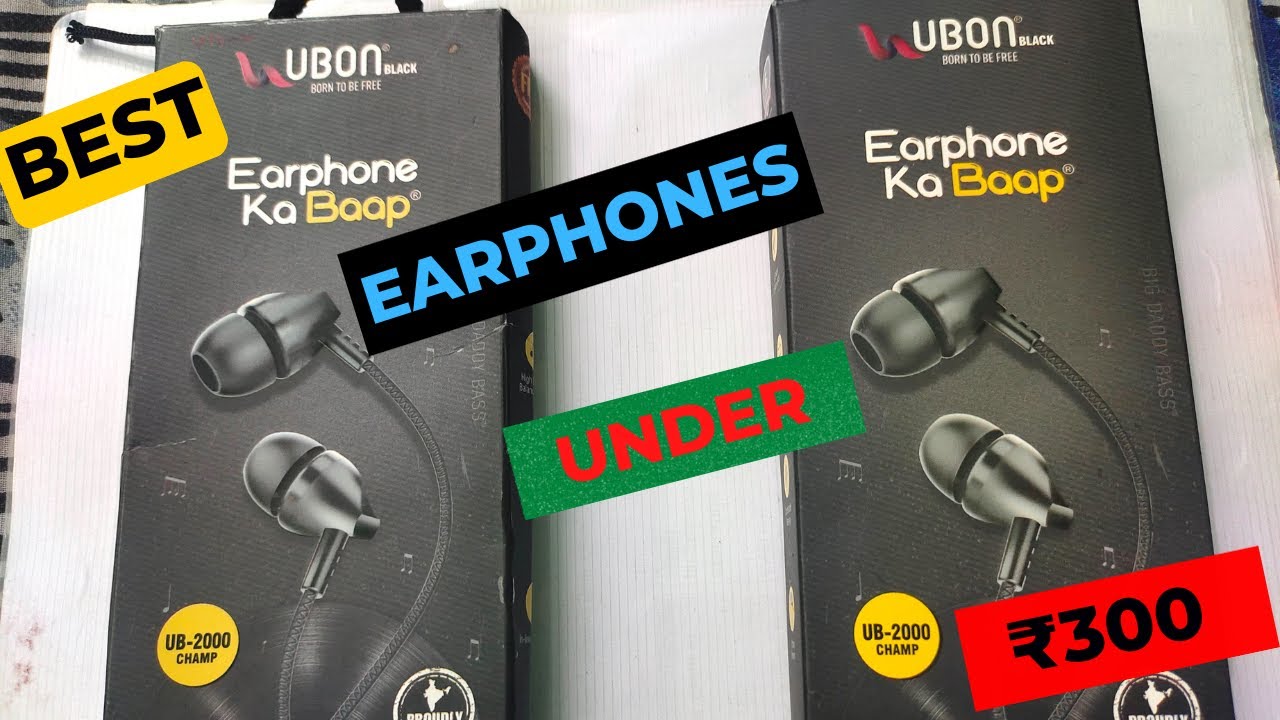 UBON UB - 2000 CHAMP Earphone Ka Baap Review #gadgets #tech #ubon