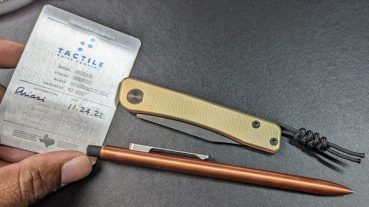 Tactile Knife Co Bexar Unboxing and First Impressions