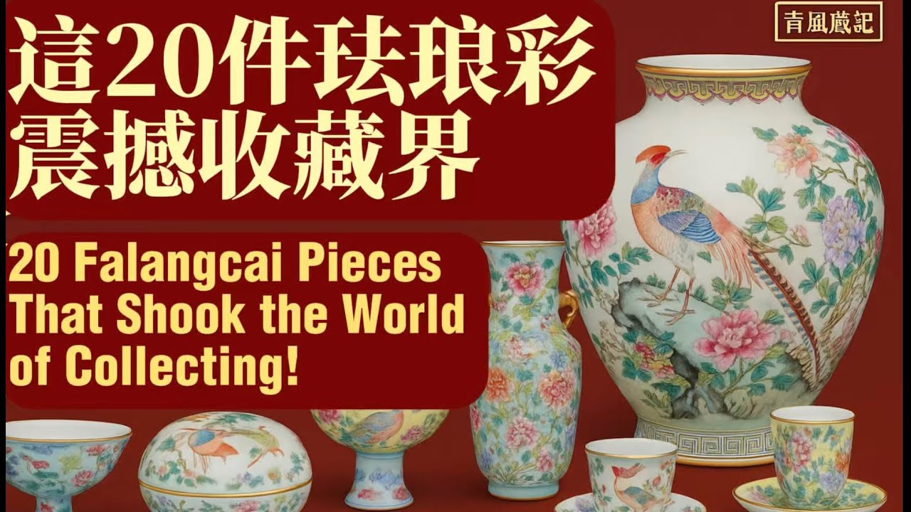 【青風藏記】為何珐琅彩如此昂貴？史上最貴的20件天價瓷器震撼曝光！｜一件瓷器值上億！20件史上最貴珐琅彩全圖賞｜你見過第1名嗎？｜只有皇帝能用的瓷器？珐琅彩的秘密與拍賣天價真相｜揭秘最貴珐琅彩瓷
