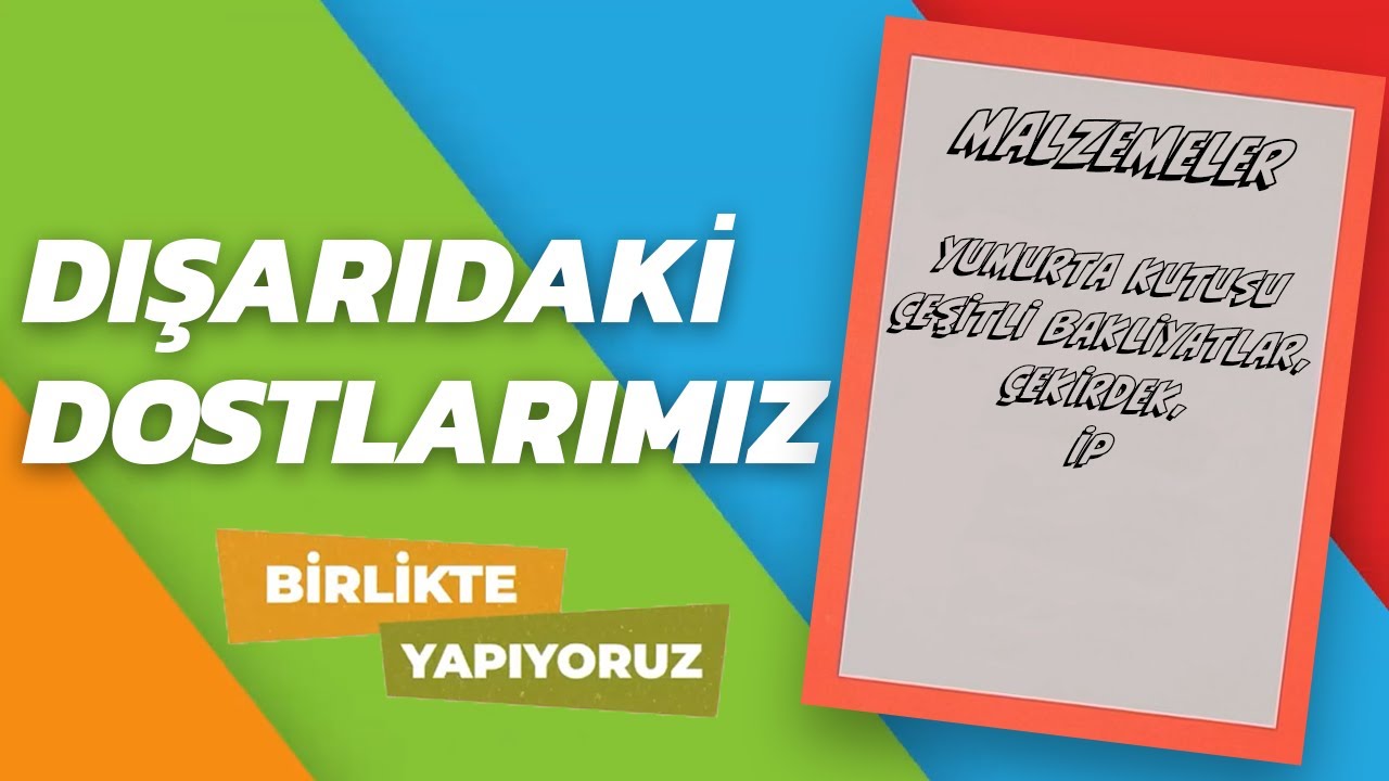 Dışarıdaki Dostlarımız  | Birlikte Yapıyoruz