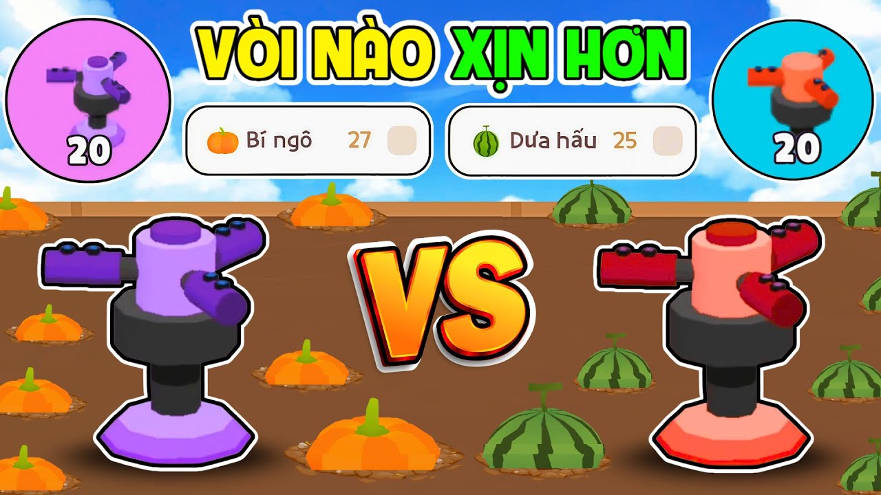 BEDY SOLO 2 VÒI VIP NHẤT GAME XEM VÒI NÀO TRỒNG NHIỀU QUẢ KHỔNG LỒ HƠN Ở NÔNG TRẠI   | PLAY TOGETHER