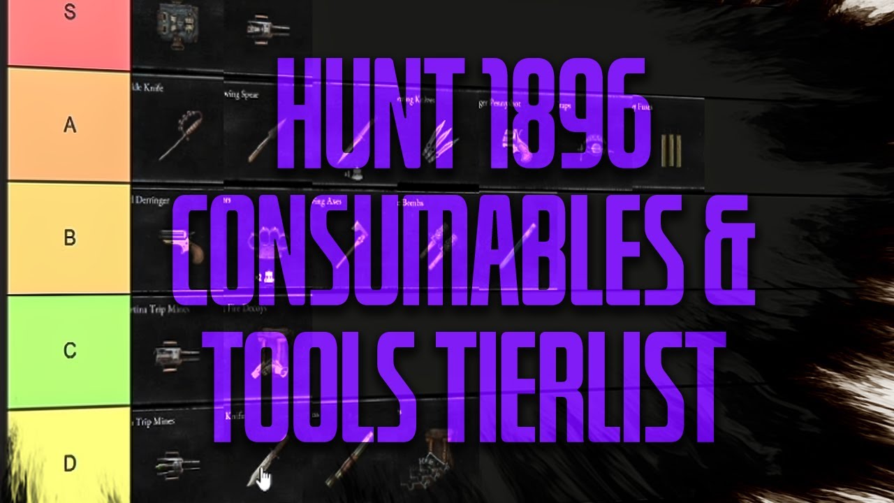 Список инструментов и расходных материалов Hunt Showdown 1896 (ноябрь 2024 г.)