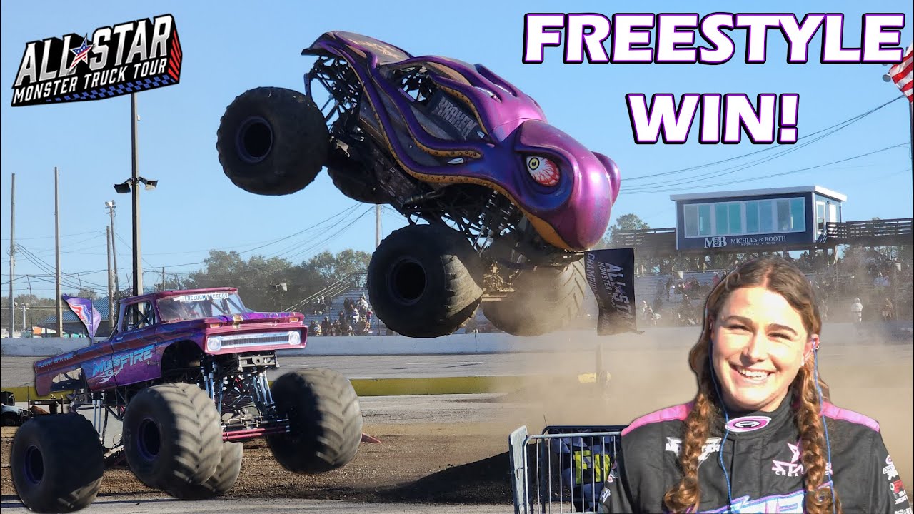 FREESTYLE WIN! RACING FINALS! All Star Monster Truck Tour Pensacola 2026 Recap | Week 4