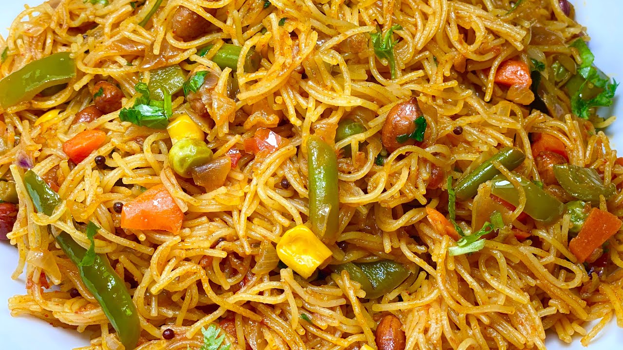 बिना अलग से उबाले झटपट बनाये खिली खिली मसाला मिक्स वेज सेवई | Masala Mix Veg Vermicelli Upma recipe