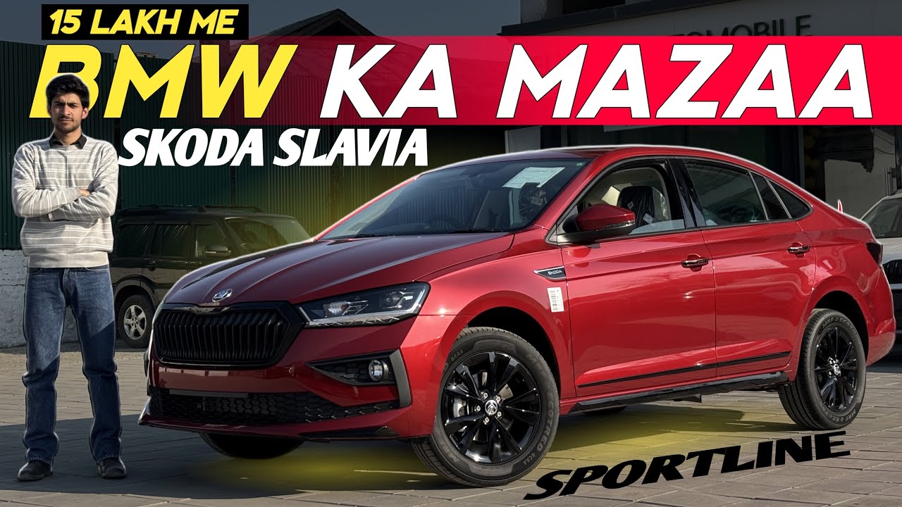 BMW Ka Swag, Budget Mein 😍 | Skoda Slavia Sportline Honest Review | 2026 Skoda Slavia 1 L Tsi Review