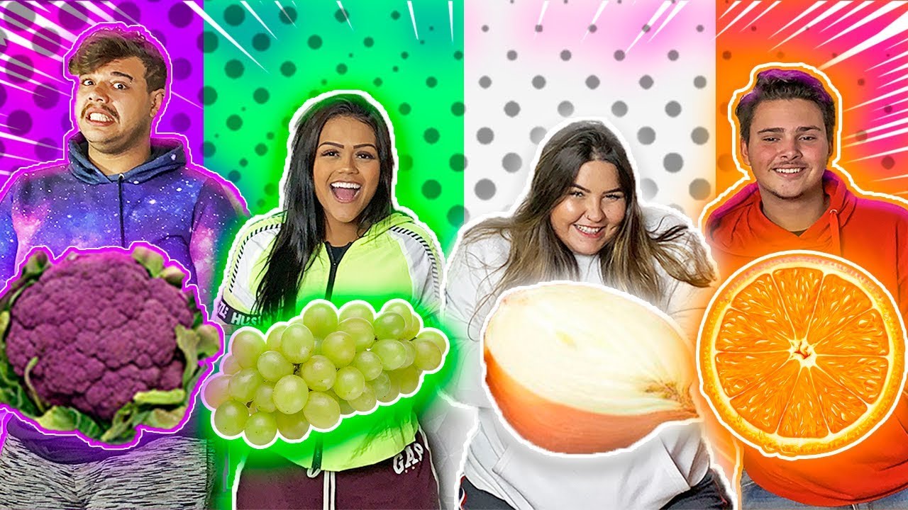 QUEM COME MAIS COMIDA COLORIDA 9 ??? CHALLENGE