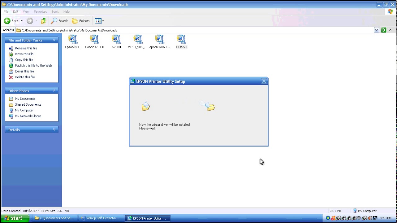 Epson ET-4550 Driver, Setup