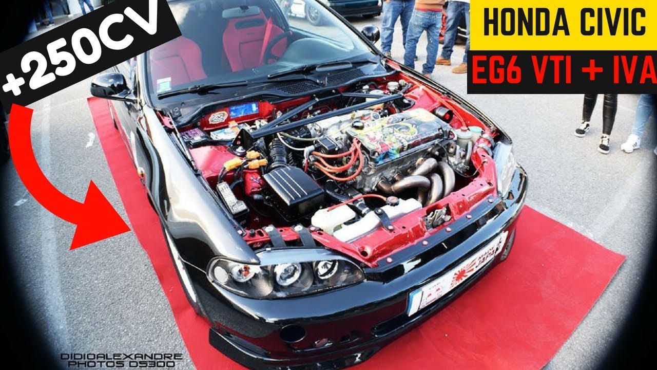 O mais COMPLETO Civic VTi EG6 Portugues. 253CV ALL MOTOR - Portugal Stock and Modified Car Reviews