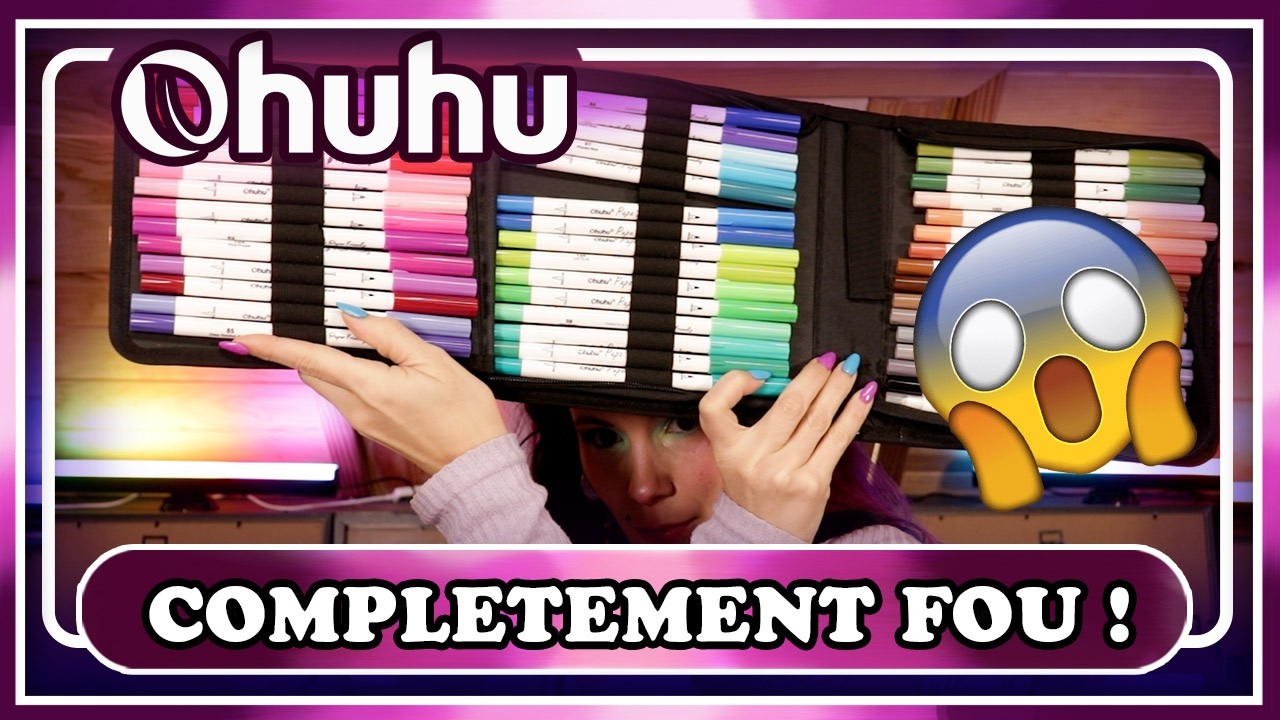 UNBOXING NEW OHUHU ! LA RÉVOLUTION DES FEUTRES ! Qui n'abiment et ne transpercent pas le papier !?