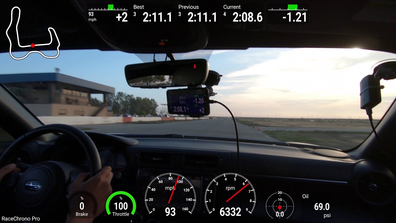 Buttonwillow 13CW - Couple of 2:05 laps (SX2) - 2022 Subaru BRZ - Speedventures 10.19.2025