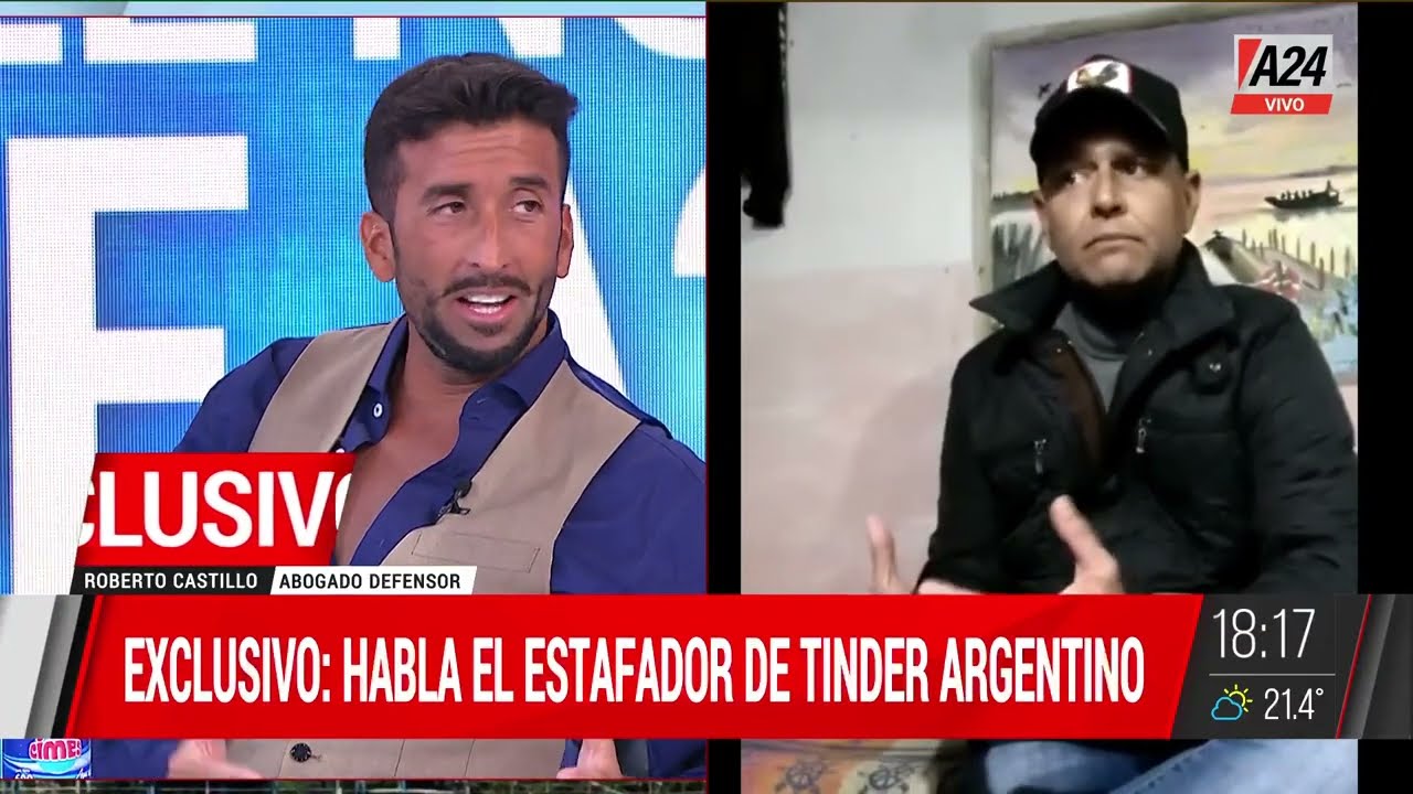 El abogado defensor del estafador de Tinder, Roberto Castillo en #ElNotiDeA24 25/03/2022