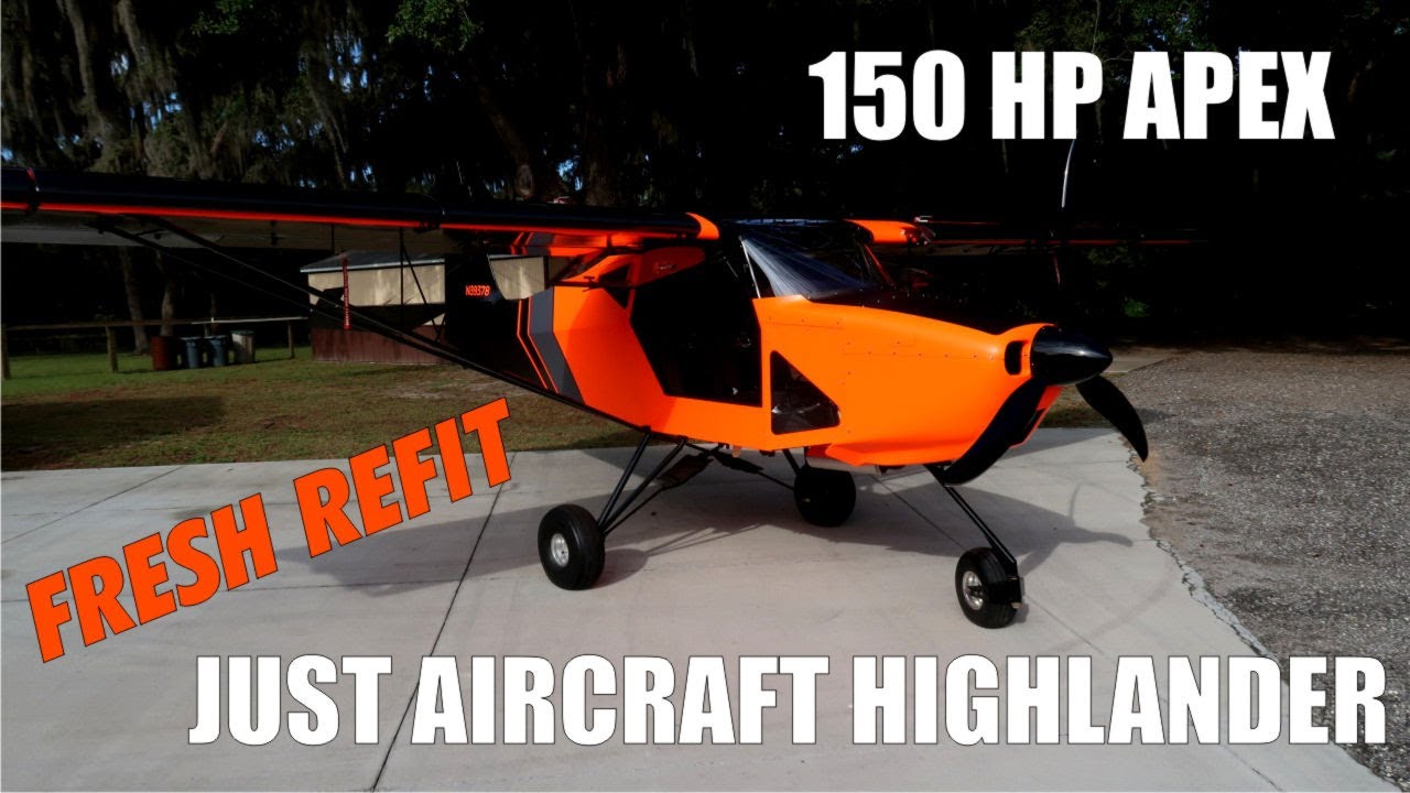 Yamaha 150 HP Apex Powered Just Aircraft Highlander. A STOL Aircraft at it's finest.