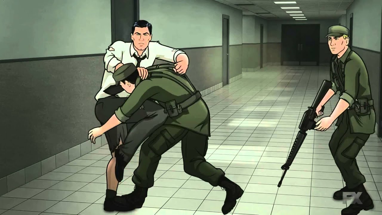 Archer - fight scene @ Air Force Base