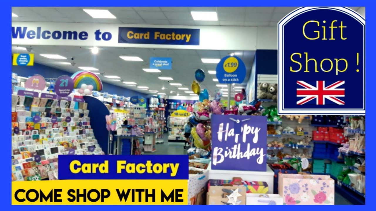 Card Factory UK Shop With Me | Cards , Gifts, Balloons &  MORE!