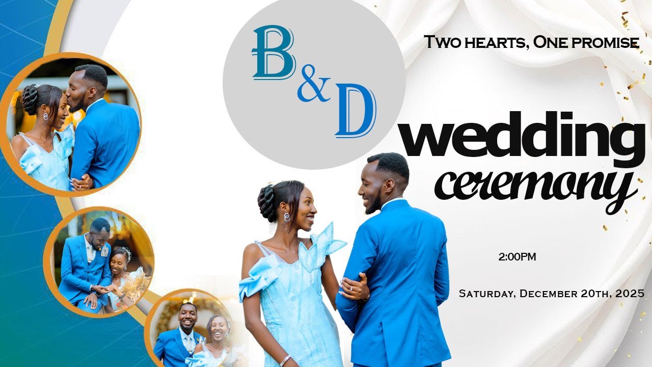 Live Wedding Celebration of Bienfait N. and Darlène N. | Live from Bujumbura