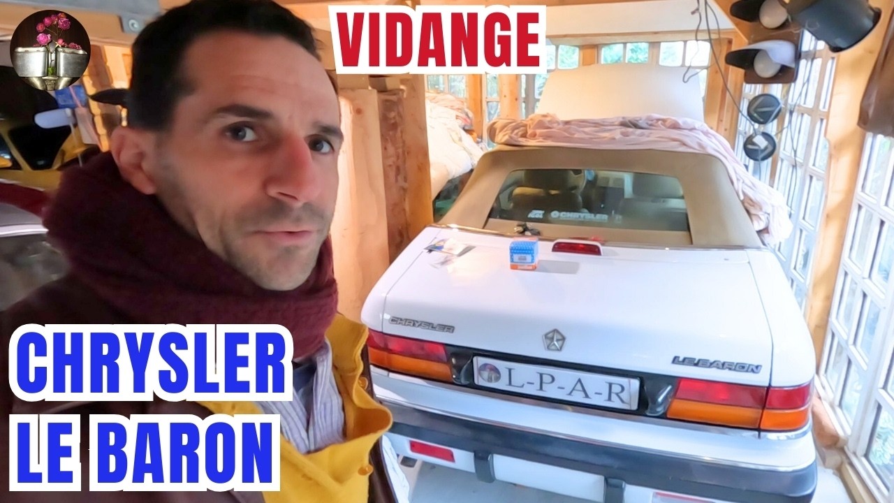 Tuto facile : Vidange à 37.215km  Chrysler Le Baron cabriolet (convertible) V6 3.0L 136cv de 1992