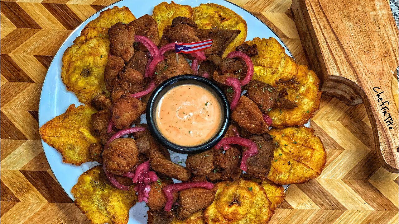 How to make Carne Frita con Tostones